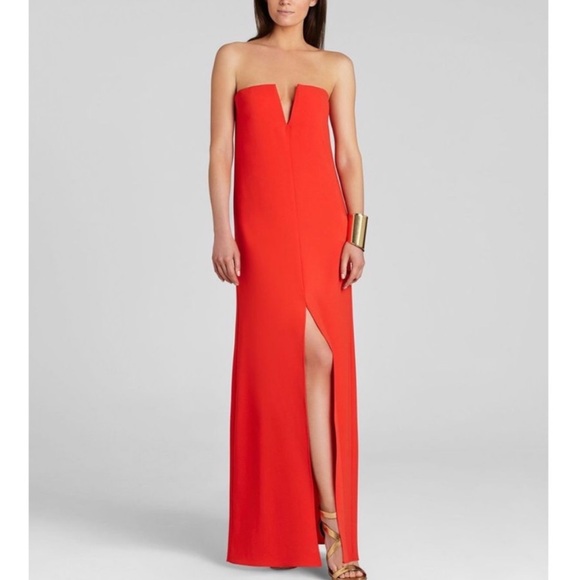 BCBGMAXAZRIA - NWT Joice Dress - Bright Poppy - Picture 2 of 7